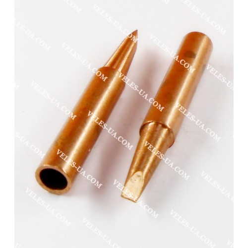 Жало до паяльної станції d=6,0mm\4.2mm L=41mm HandsKit 900M-2,4D, мідь (конус плаский, 2.4mm) (артикул: 18-0329.) Жало до паяльної станції d=6,0mm\4.2mm L=41mm HandsKit 900M-2,4D, мідь (конус плаский, 2.4mm) (артикул: 18-0329.)