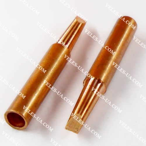Жало до паяльної станції d=6,0mm\4.2mm L=41mm HandsKit 900M-3.2D, мідь (конус плаский, 3.2mm) (артикул: 18-0330.) Жало до паяльної станції d=6,0mm\4.2mm L=41mm HandsKit 900M-3.2D, мідь (конус плаский, 3.2mm) (артикул: 18-0330.)
