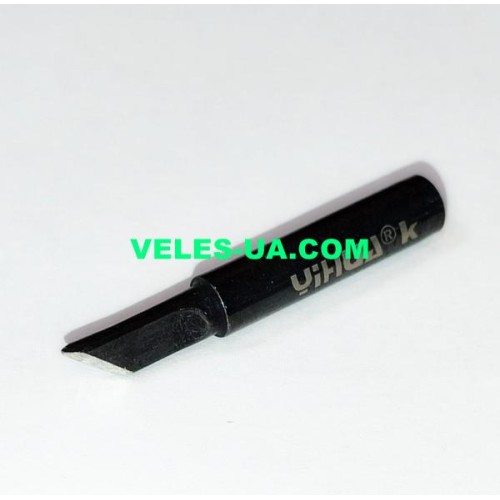 Жало до паяльної станції d=6,4mm\4.2mm L=41mm HandsKit Black tips-T-K(як ніж зрізаний, 5mm) (артикул: 18-0334.) Жало до паяльної станції d=6,4mm\4.2mm L=41mm HandsKit Black tips-T-K(як ніж зрізаний, 5mm) (артикул: 18-0334.)