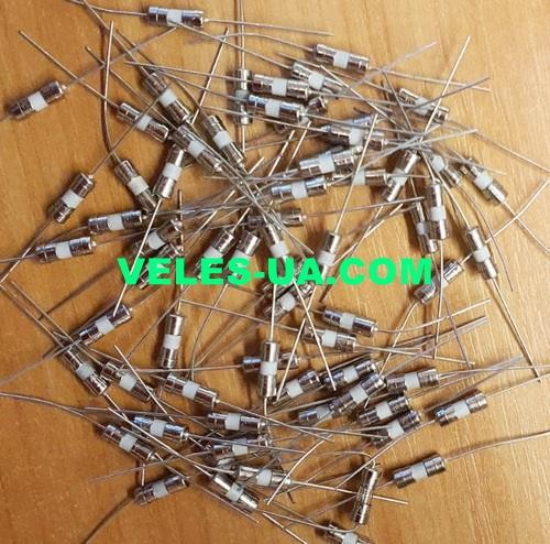 запобіжник 15А кераміка (D3,6mm X L10mm) з виводами п/пайку (артикул: 20-0598) запобіжник 15А кераміка (D3,6mm X L10mm) з виводами п/пайку (артикул: 20-0598)