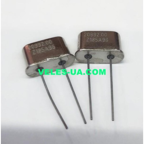 кварц 20,99200МГц (корп РК169-II) (артикул: 21-0061.) кварц 20,99200МГц (корп РК169-II) (артикул: 21-0061.)