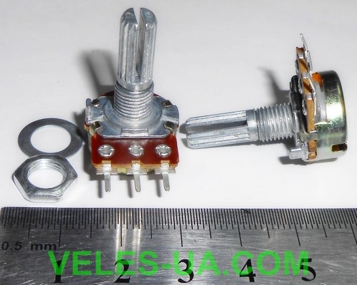 Резистор 20кОм B RV16LN-PH-15KQ (артикул: 22-0213.) Резистор 20кОм B RV16LN-PH-15KQ (артикул: 22-0213.)