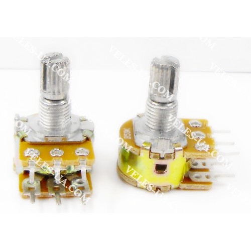 Резистор 50кОм В RV16GNT-PH-15KQ (stereo) (артикул: 22-0234.) Резистор 50кОм В RV16GNT-PH-15KQ (stereo) (артикул: 22-0234.)