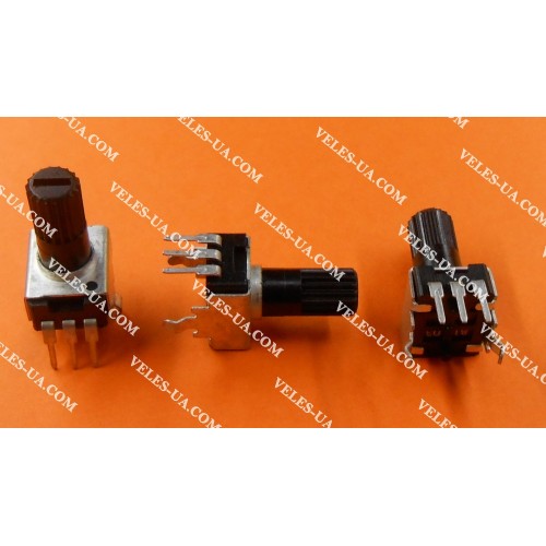 Резистор 30кОм B R0902N-13mm, 3pin, прямий, моно (артикул: 22-0288.) Резистор 30кОм B R0902N-13mm, 3pin, прямий, моно (артикул: 22-0288.)