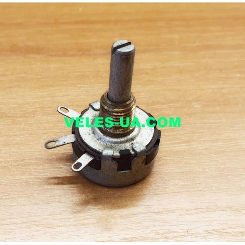 Резистор 50кОм B R0902N-13mm, 3pin, прямий, моно (артикул: 22-0289.) Резистор 50кОм B R0902N-13mm, 3pin, прямий, моно (артикул: 22-0289.)