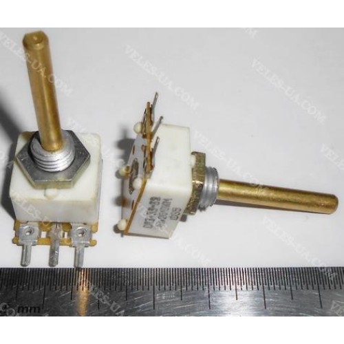 СП3-33-32 10кОм А0,25 (ручка L=25mm) (артикул: 22-0804) СП3-33-32 10кОм А0,25 (ручка L=25mm) (артикул: 22-0804)