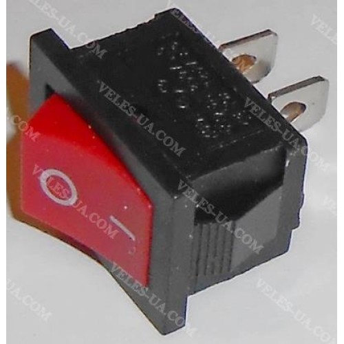 MRS101(A), KCD-1, Перемикач клавішний без підсв.ON-OFF 2P ЧЕРВОНА 6A/125VAC; 3A/250VAC (артикул: 23-0038.RD) MRS101(A), KCD-1, Перемикач клавішний без підсв.ON-OFF 2P ЧЕРВОНА 6A/125VAC; 3A/250VAC (артикул: 23-0038.RD)