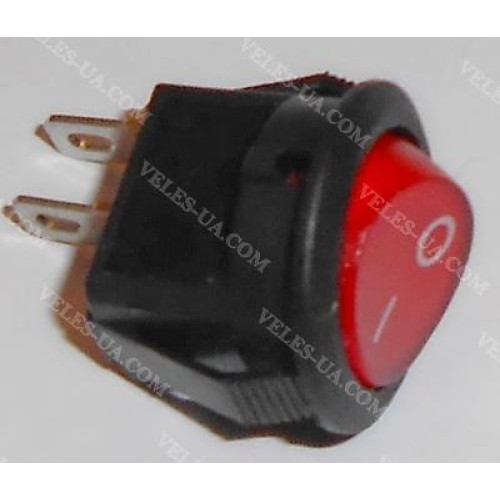 KCD-108R, KCD5-2-101 Перемикач круглий клавішний mini d14mm без підсв.ON-OFF 2P ЧЕРВОНИЙ 3A/250VAC (артикул: 23-0058.RD) KCD-108R, KCD5-2-101 Перемикач круглий клавішний mini d14mm без підсв.ON-OFF 2P ЧЕРВОНИЙ 3A/250VAC (артикул: 23-0058.RD)
