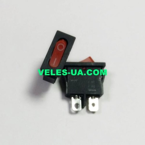 SMRS101-1, KCD1-12-101 Перемикач клавішний вузький mini без підсвітки ON-OFF 2P ЧЕРВОНИЙ 8A/250VAC (артикул: 23-0070.RD) SMRS101-1, KCD1-12-101 Перемикач клавішний вузький mini без підсвітки ON-OFF 2P ЧЕРВОНИЙ 8A/250VAC (артикул: 23-0070.RD)