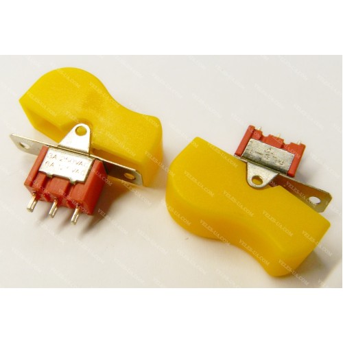 RLS102-D1 тумблер з клавішою ON-ON 3P ЖОВТА 3A/250VAC (артикул: 23-0100.Y) RLS102-D1 тумблер з клавішою ON-ON 3P ЖОВТА 3A/250VAC (артикул: 23-0100.Y)