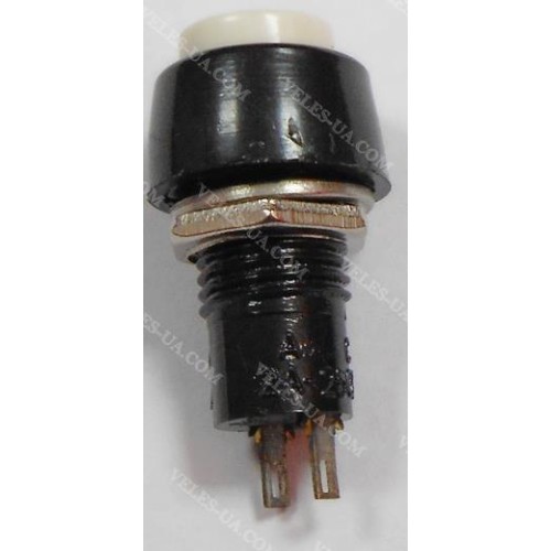 PBS20A, DS-450 Вимикач кнопк. круглий з фікс. ON-OFF 2P БІЛА AC125V/3A; AC250V/1A d10xL30 (артикул: 23-0224.W) PBS20A, DS-450 Вимикач кнопк. круглий з фікс. ON-OFF 2P БІЛА AC125V/3A; AC250V/1A d10xL30 (артикул: 23-0224.W)