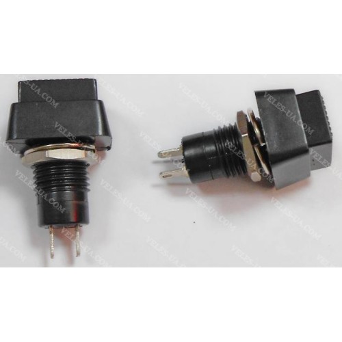 PBS22A Вимикач кнопк. прямокутн. з фікс. ON-OFF ЧОРНИЙ 2P AC125V/3A; AC250V/1A пр15х10хL31 (артикул: 23-0225.BK) PBS22A Вимикач кнопк. прямокутн. з фікс. ON-OFF ЧОРНИЙ 2P AC125V/3A; AC250V/1A пр15х10хL31 (артикул: 23-0225.BK)