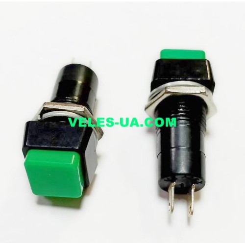 PBS12A Вимикач кнопк. квадр. з фікс. ON-OFF ЗЕЛЕНИЙ 2P AC125V/3A; AC250V/1A кв11х11хL33 (артикул: 23-0226.GN) PBS12A Вимикач кнопк. квадр. з фікс. ON-OFF ЗЕЛЕНИЙ 2P AC125V/3A; AC250V/1A кв11х11хL33 (артикул: 23-0226.GN)