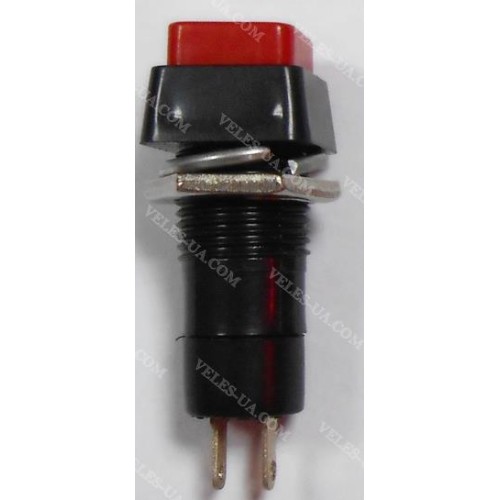 PBS12A Вимикач кнопк. квадр. з фікс. ON-OFF ЧЕРВОНИЙ 2P AC125V/3A; AC250V/1A кв11х11хL30 (артикул: 23-0226.RD) PBS12A Вимикач кнопк. квадр. з фікс. ON-OFF ЧЕРВОНИЙ 2P AC125V/3A; AC250V/1A кв11х11хL30 (артикул: 23-0226.RD)