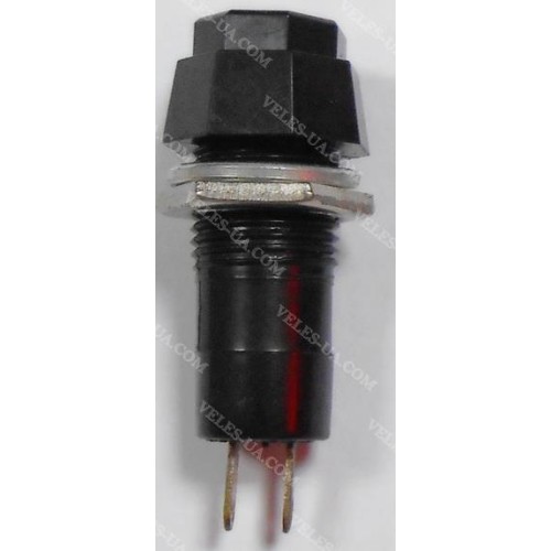 PBS14A Вимикач кнопк. шестигр. з фікс. ON-OFF ЧОРНИЙ 2P AC125V/3A; AC250V/1A (артикул: 23-0229.BK) PBS14A Вимикач кнопк. шестигр. з фікс. ON-OFF ЧОРНИЙ 2P AC125V/3A; AC250V/1A (артикул: 23-0229.BK)