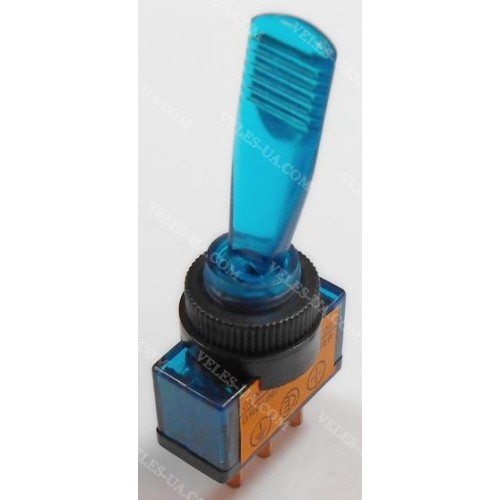 ASW-13D Авто- перемикач тумблер з пісвідкою ON-OFF 3P СИНІЙ 20A/12VCD (артикул: 23-0318.BL) ASW-13D Авто- перемикач тумблер з пісвідкою ON-OFF 3P СИНІЙ 20A/12VCD (артикул: 23-0318.BL)