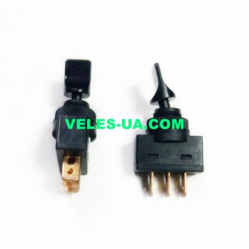 ASW-14-102 Авто- перемикач тумблер ON-ON 3P ЧОРНИЙ 20A/12VCD (артикул: 23-0331.BK) ASW-14-102 Авто- перемикач тумблер ON-ON 3P ЧОРНИЙ 20A/12VCD (артикул: 23-0331.BK)