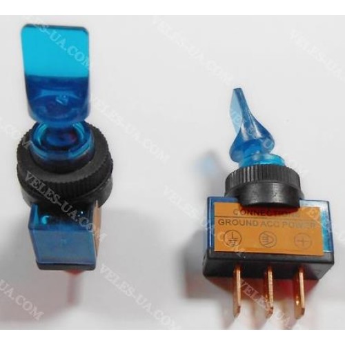 ASW-14D Авто- перемикач тумблер з пісвідкою ON-OFF 3P СИНІЙ 20A/12VCD (артикул: 23-0332.BL) ASW-14D Авто- перемикач тумблер з пісвідкою ON-OFF 3P СИНІЙ 20A/12VCD (артикул: 23-0332.BL)