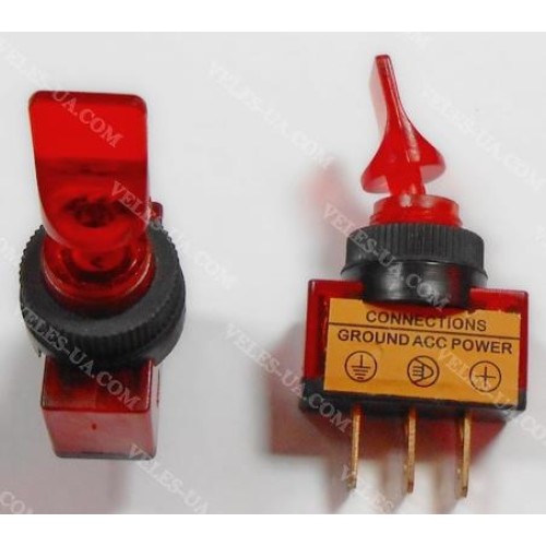 ASW-14D Авто- перемикач тумблер з пісвідкою ON-OFF 3P ЧЕРВОНИЙ 20A/12VCD (артикул: 23-0332.RD) ASW-14D Авто- перемикач тумблер з пісвідкою ON-OFF 3P ЧЕРВОНИЙ 20A/12VCD (артикул: 23-0332.RD)