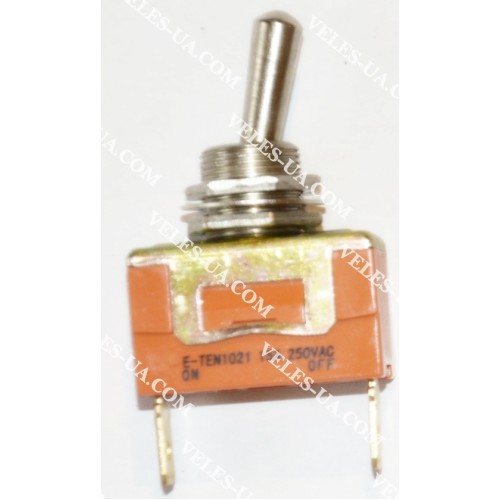 Тумблер big 2pin ON-OFF вив.пайка125VAC 10A / 250VAC 6A (артикул: 23-0415.) Тумблер big 2pin ON-OFF вив.пайка125VAC 10A / 250VAC 6A (артикул: 23-0415.)