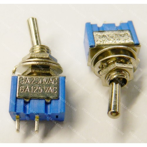 тумблер MTS-101 ON-OFF 2pin 6A/125VAC; 3A/250VAC (артикул: 23-0431.) тумблер MTS-101 ON-OFF 2pin 6A/125VAC; 3A/250VAC (артикул: 23-0431.)
