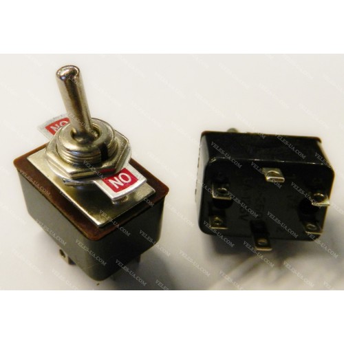 Тумблер mid. 6pin ON-ON вив.пайка 125VAC 5A / 250VAC 3A (артикул: 23-0439.) Тумблер mid. 6pin ON-ON вив.пайка 125VAC 5A / 250VAC 3A (артикул: 23-0439.)