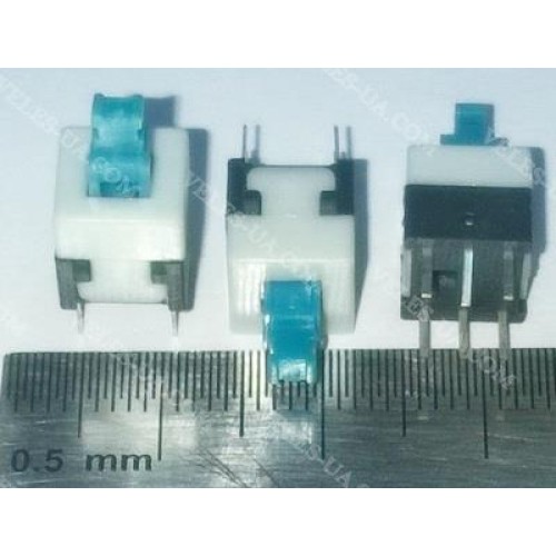 кнопка 8,0х8,0х14, 6pin 4,5мм, шток мм ON-OFF з фіксацією KFC8X8-B (артикул: 23-0541.) кнопка 8,0х8,0х14, 6pin 4,5мм, шток мм ON-OFF з фіксацією KFC8X8-B (артикул: 23-0541.)