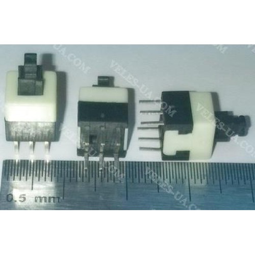 кнопка 8,0х8,0х14, 6pin 4,5мм, шток мм (ON)-OFF без фіксації KFC8X8-A (артикул: 23-0542.) кнопка 8,0х8,0х14, 6pin 4,5мм, шток мм (ON)-OFF без фіксації KFC8X8-A (артикул: 23-0542.)