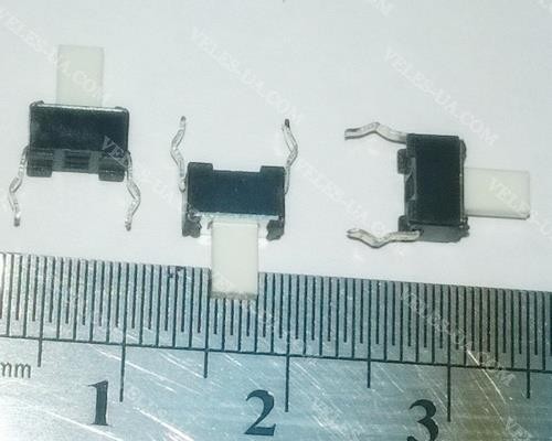 кнопка тактова 6х3,5х 8, 2pin, шток 5мм (артикул: 23-0552.) кнопка тактова 6х3,5х 8, 2pin, шток 5мм (артикул: 23-0552.)