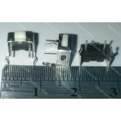 кнопка тактова КУТОВА 6х3,5х 5, 2pin, шток мм (артикул: 23-0553.) кнопка тактова КУТОВА 6х3,5х 5, 2pin, шток мм (артикул: 23-0553.)