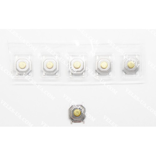 кнопка тактова SMD 4х4х 1,5, 4pin, шток=0,5mm (артикул: 23-0575.) кнопка тактова SMD 4х4х 1,5, 4pin, шток=0,5mm (артикул: 23-0575.)