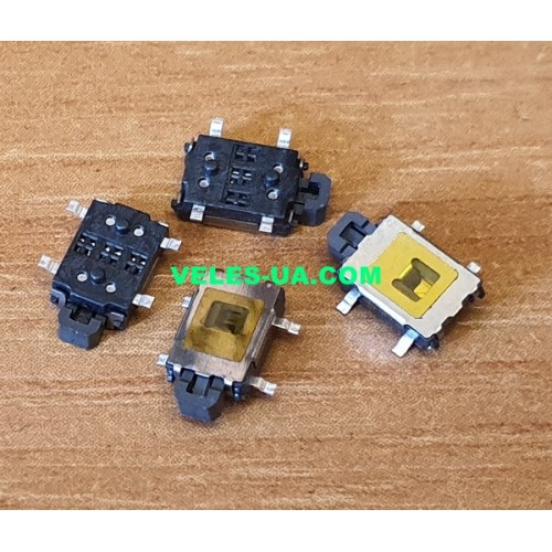 кнопка тактова SMD КУТОВА 4х6х 1,5, 4pin, шток 1,4мм, KFC30 (артикул: 23-0914.) кнопка тактова SMD КУТОВА 4х6х 1,5, 4pin, шток 1,4мм, KFC30 (артикул: 23-0914.)