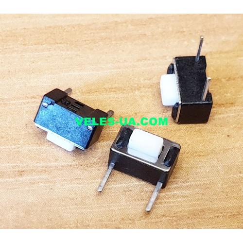 кнопка тактова КУТОВА 6х3.5х 5, 2pin, шток 1,9мм (артикул: 23-0920.) кнопка тактова КУТОВА 6х3.5х 5, 2pin, шток 1,9мм (артикул: 23-0920.)