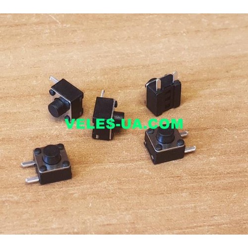 кнопка тактова КУТОВА 4,5х4,5х 4,3, 2pin, шток 1,5мм (артикул: 23-0932.) кнопка тактова КУТОВА 4,5х4,5х 4,3, 2pin, шток 1,5мм (артикул: 23-0932.)