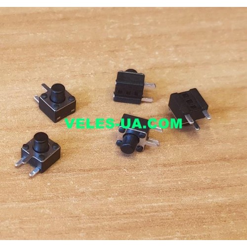 кнопка тактова КУТОВА 4,5х4,5х 5,0, 3pin, шток 2,0мм (артикул: 23-0933.) кнопка тактова КУТОВА 4,5х4,5х 5,0, 3pin, шток 2,0мм (артикул: 23-0933.)