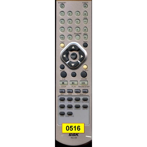 BBK RC04 DVD orig. (артикул: 24-0516) BBK RC04 DVD orig. (артикул: 24-0516)