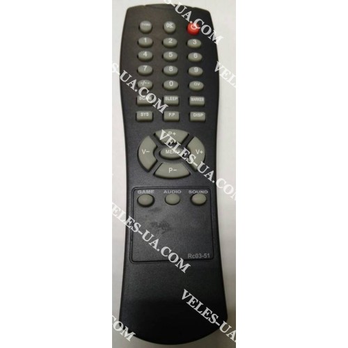 Supra, Akai RC03-51 (підходить до RC03-P5+) (артикул: 24-2074) Supra, Akai RC03-51 (підходить до RC03-P5+) (артикул: 24-2074)