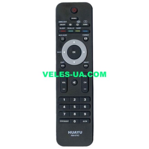 Philips RM-670C, корпус RC2143606/01, універсальний для Philips (артикул: 24-2866) Philips RM-670C, корпус RC2143606/01, універсальний для Philips (артикул: 24-2866)