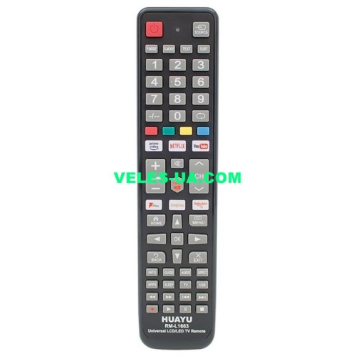 Універсальний Huayu RM-L1663 для Smart Android TV (артикул: 24-3001) Універсальний Huayu RM-L1663 для Smart Android TV (артикул: 24-3001)