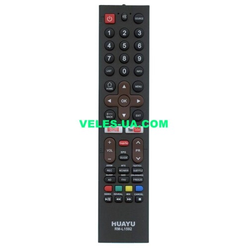 Універсальний Skyworth RM-L1592, універсальний для Skyworth smart TV (артикул: 24-3046) Універсальний Skyworth RM-L1592, універсальний для Skyworth smart TV (артикул: 24-3046)