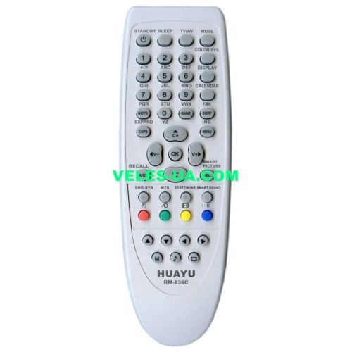 Philips RM-836C, універсальний для Philips (артикул: 24-3127) Philips RM-836C, універсальний для Philips (артикул: 24-3127)