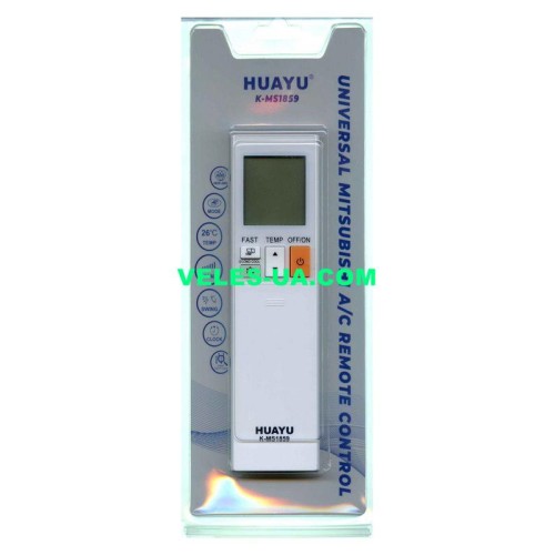 Пульт Кондиціонер K-MS1859 PVC (артикул: 24-3147) Пульт Кондиціонер K-MS1859 PVC (артикул: 24-3147)