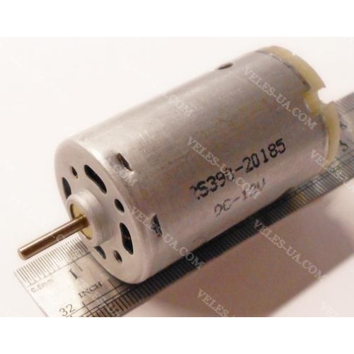двигун DC 12V R390-20185, d27.5mm, L41mm (вал 2,3мм L=11.5мм) (артикул: 25-0384.) двигун DC 12V R390-20185, d27.5mm, L41mm (вал 2,3мм L=11.5мм) (артикул: 25-0384.)