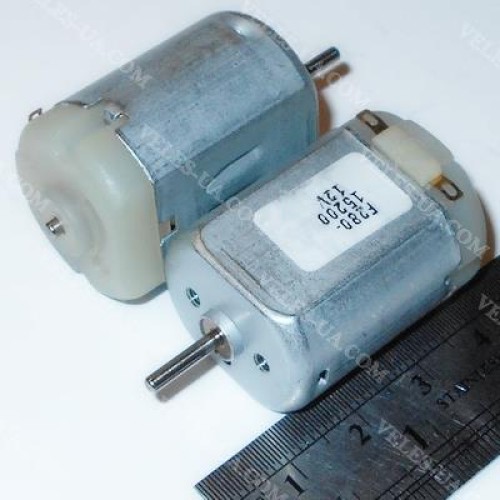 двигун DC 12V R280-15200, d24x18mm, L31mm (вал 2.0мм L=9мм) (артикул: 25-0390.) двигун DC 12V R280-15200, d24x18mm, L31mm (вал 2.0мм L=9мм) (артикул: 25-0390.)