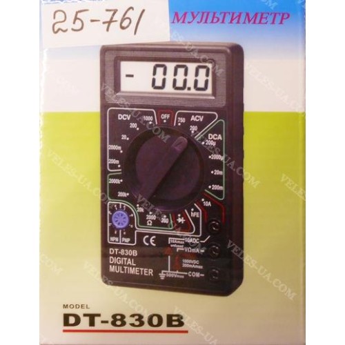 тестер DT830B (артикул: 25-0761.) тестер DT830B (артикул: 25-0761.)