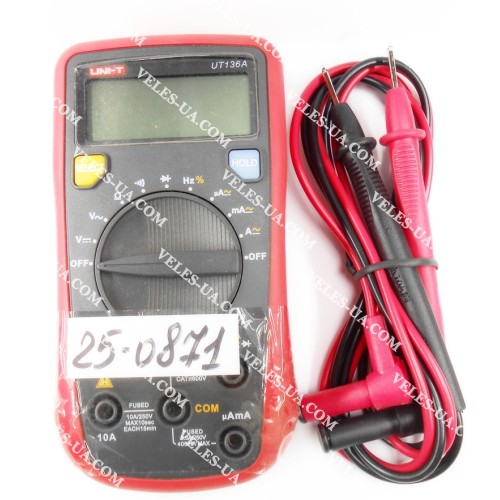 тестер UT136A UNI-T (артикул: 25-0871.) тестер UT136A UNI-T (артикул: 25-0871.)