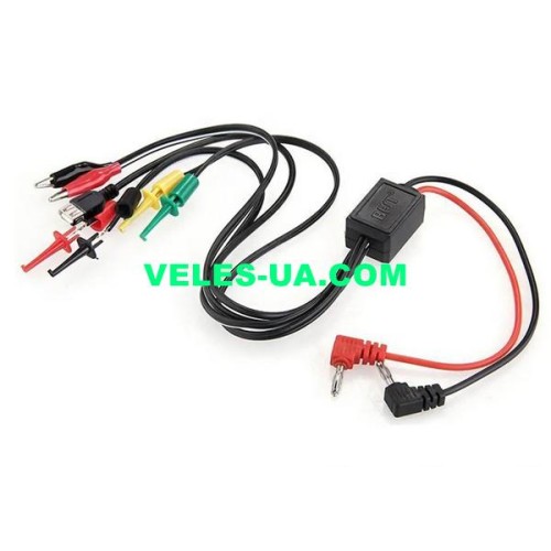 Щуп до блока живлення з крокодилами, щупами, USB-розємом (артикул: 25-0904.) Щуп до блока живлення з крокодилами, щупами, USB-розємом (артикул: 25-0904.)