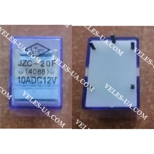 реле DC12V; 10ADC12V на дежурку JZC-20F (артикул: 27-0121.) реле DC12V; 10ADC12V на дежурку JZC-20F (артикул: 27-0121.)