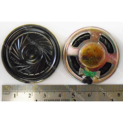 Дин.Pmax= 0.5W (Pua= 0,038 Вт), 40мм, 8 Ohm, h5.0mm, model:TRI40N-B 1шт (артикул: 28-0127.) Дин.Pmax= 0.5W (Pua= 0,038 Вт), 40мм, 8 Ohm, h5.0mm, model:TRI40N-B 1шт (артикул: 28-0127.)