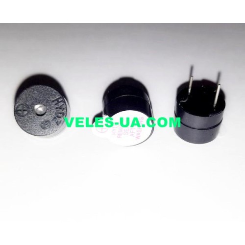 Бузер DC 1,5V з генератором KPX-1201B, d12x9.5mm, 1-2VDC, 75dB, 2.3+-0.3kHz (артикул: 28-0766.) Бузер DC 1,5V з генератором KPX-1201B, d12x9.5mm, 1-2VDC, 75dB, 2.3+-0.3kHz (артикул: 28-0766.)